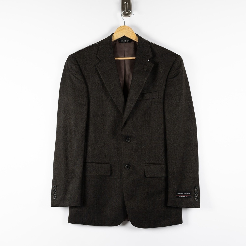Jos. A. Bank Signature Collection Brown Blazer Sport Coat 36 Regular